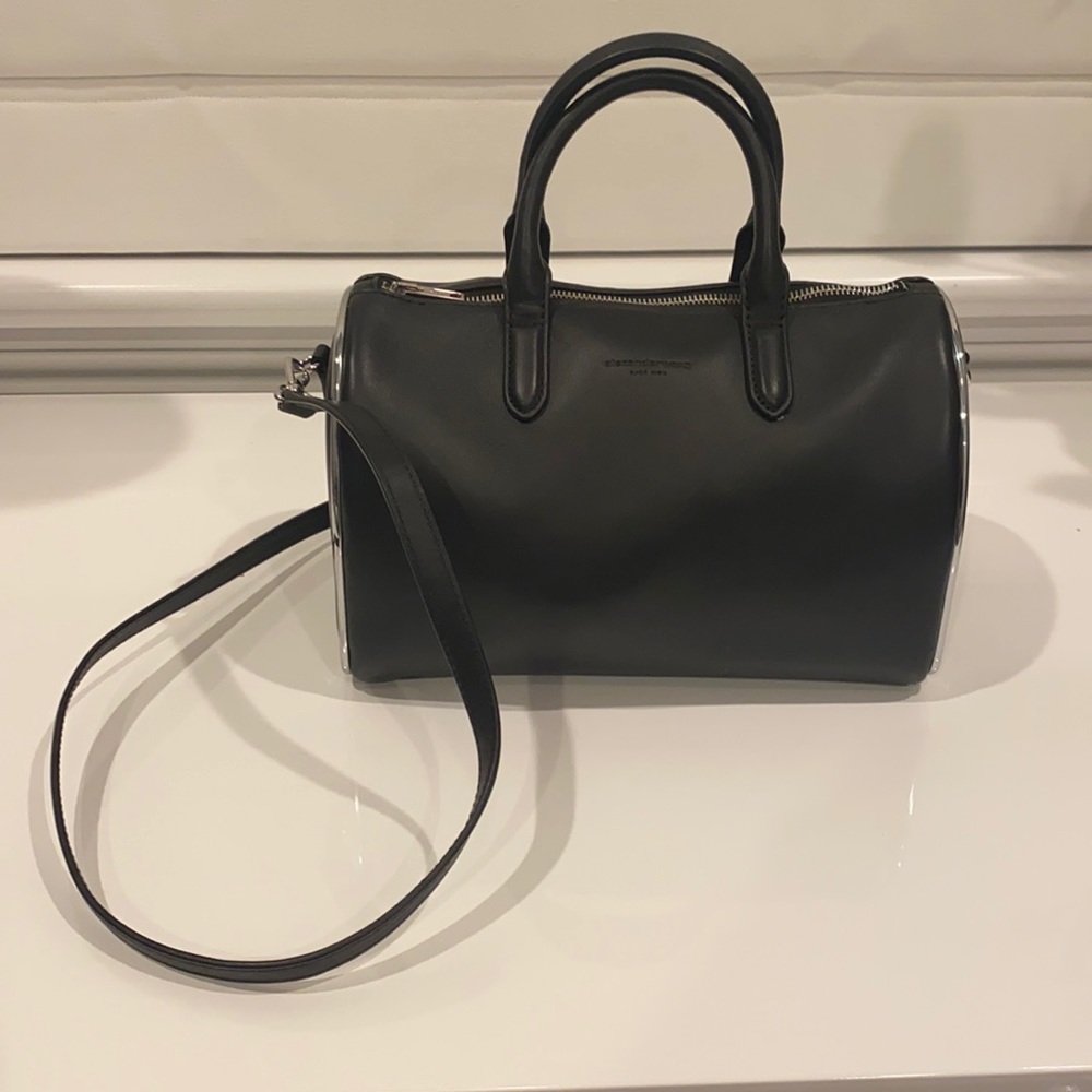 ALEXANDER WANG SMALL HALO DUFFEL BLACK
